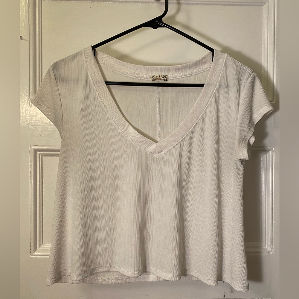 Intimately by Free People Cropped Relaxed Tee